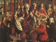Gerard David The Marriage at Cana (mk05) oil painting picture wholesale